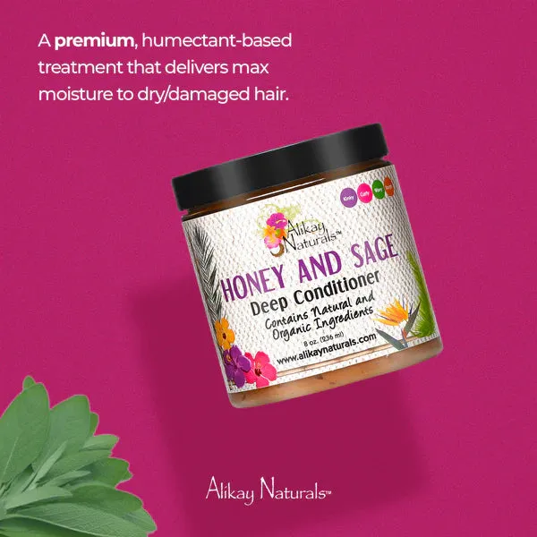 Alikay Naturals Honey and Sage Deep Conditioner 8oz