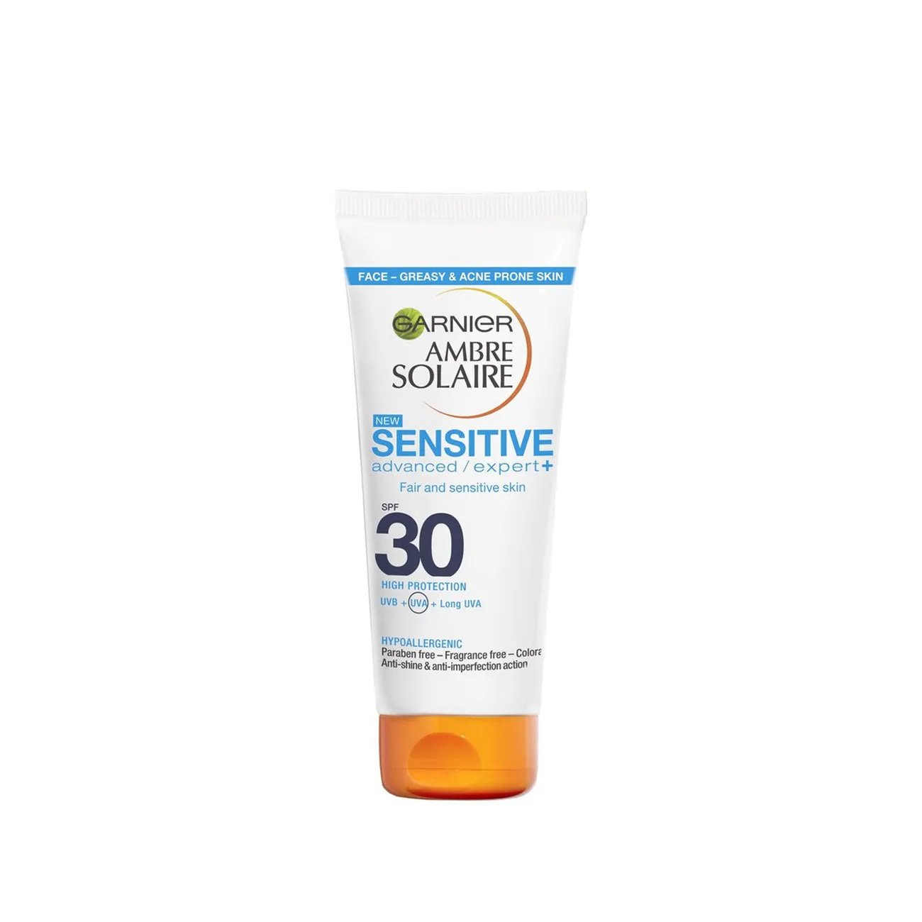 Ambre Solaire Sensitive Anti Imperfection Face Sun Cream SPF30