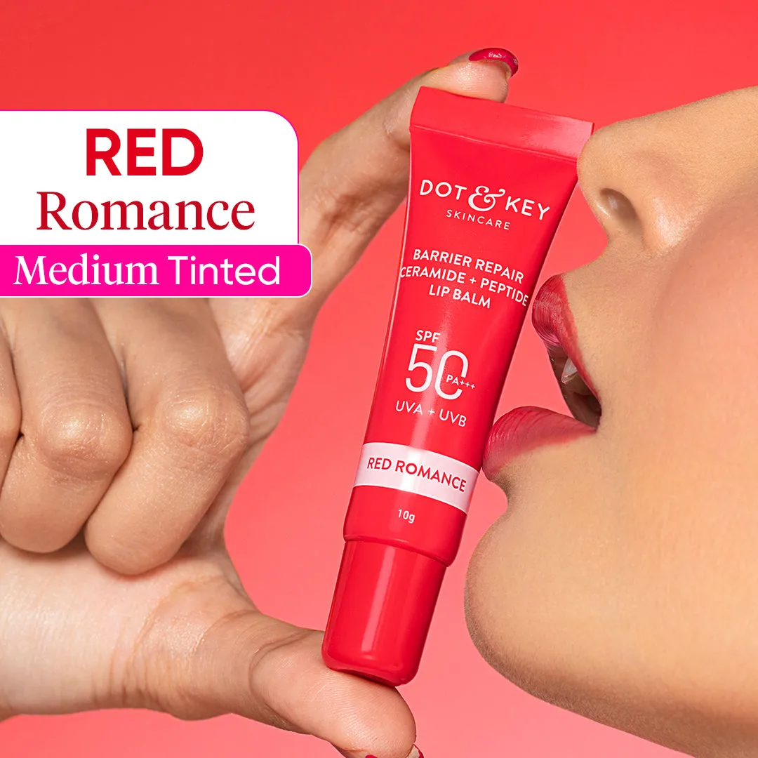 Ceramide   Peptide Lip Balm SPF 50  PA    (Tinted)