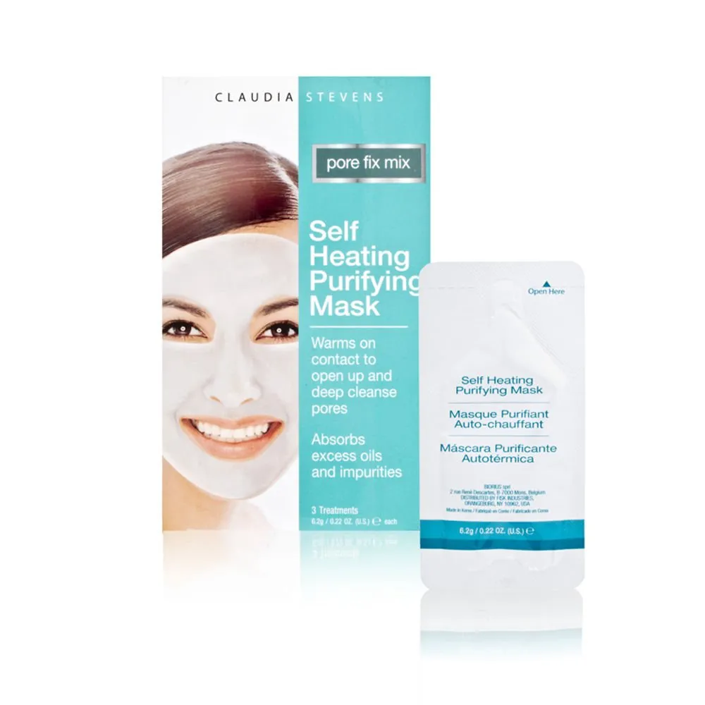 Claudia Stevens Pore Fix Mix Self Heating Purifying Mask .22 oz.