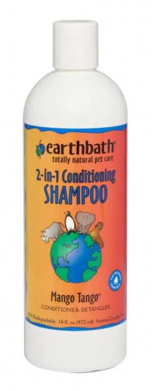 Earthbath 2-in-1 Mango Tango Conditioning Shampoo for Dogs and Cats