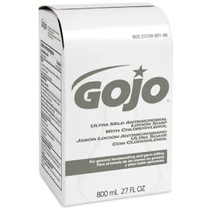 GOJO Ultra Mild Antimicrobial Lotion Soap(800 mL BIB)