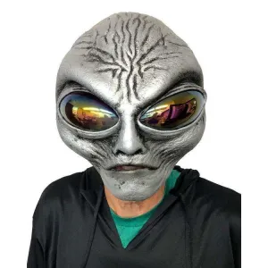 Grey Alien Latex Mask