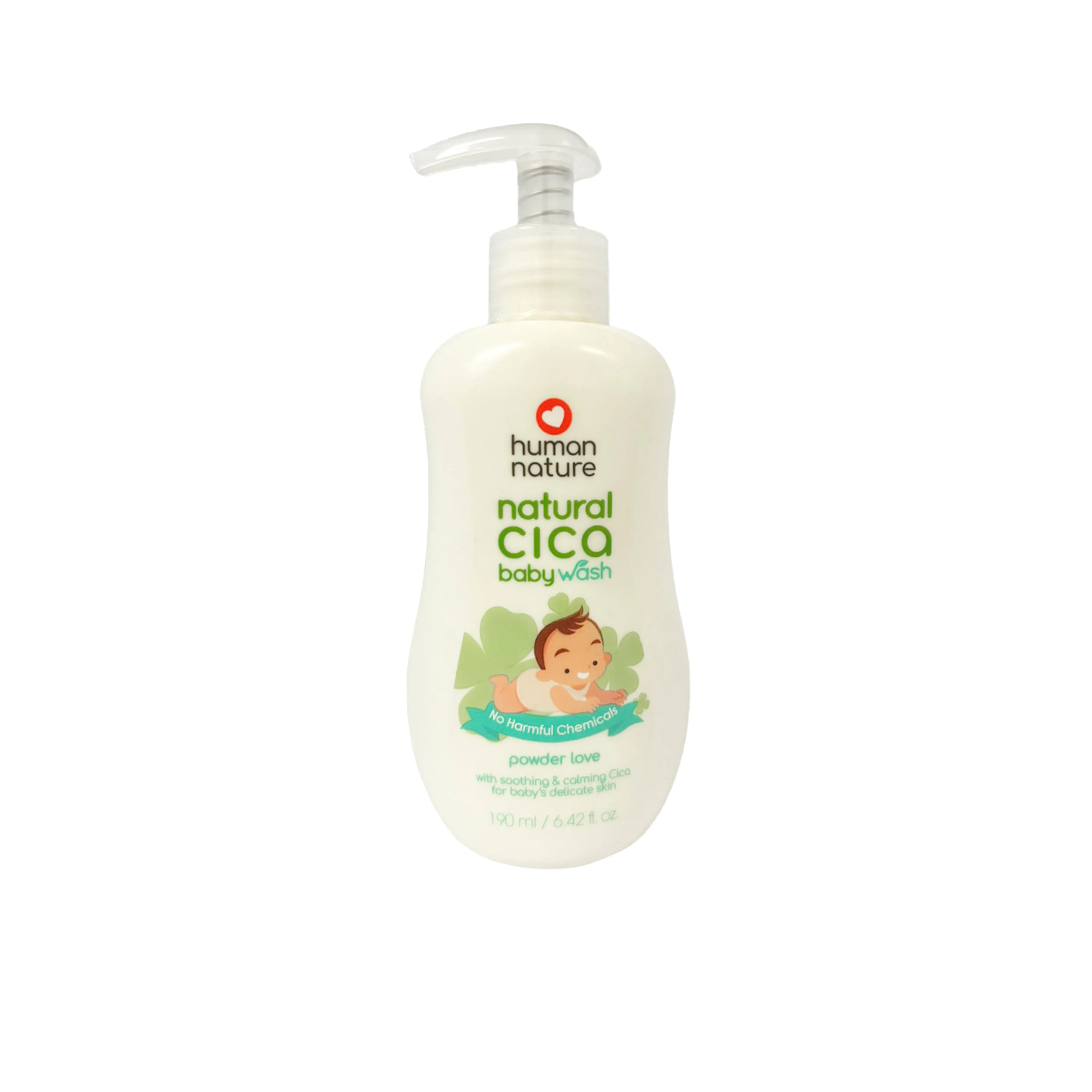 Human Nature Natural Cica Baby Wash - Powder Love