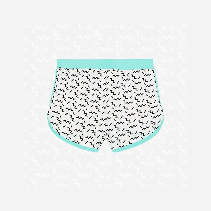 Ki ET LA Anti-UV Screech Shorts Zigzag/Green - 3 Sizes