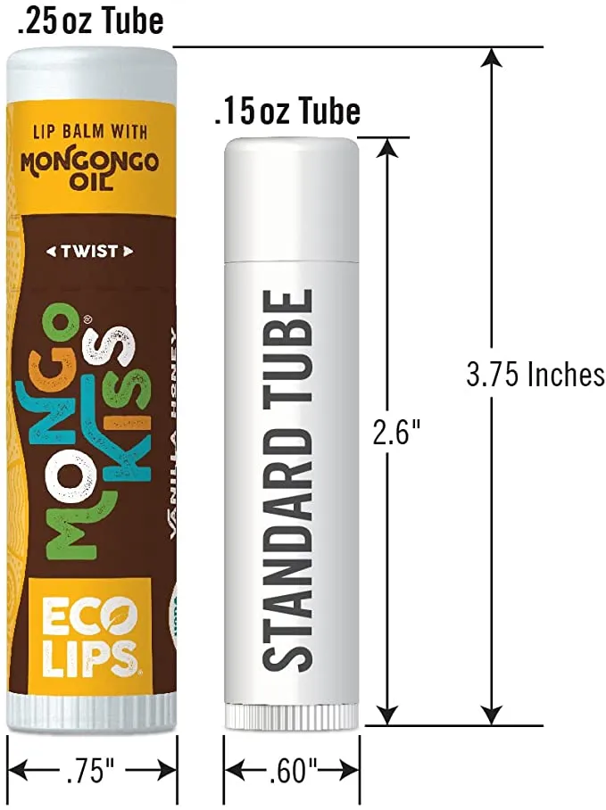 Mongo Kiss® Unflavored Lip Balm 6 Pack