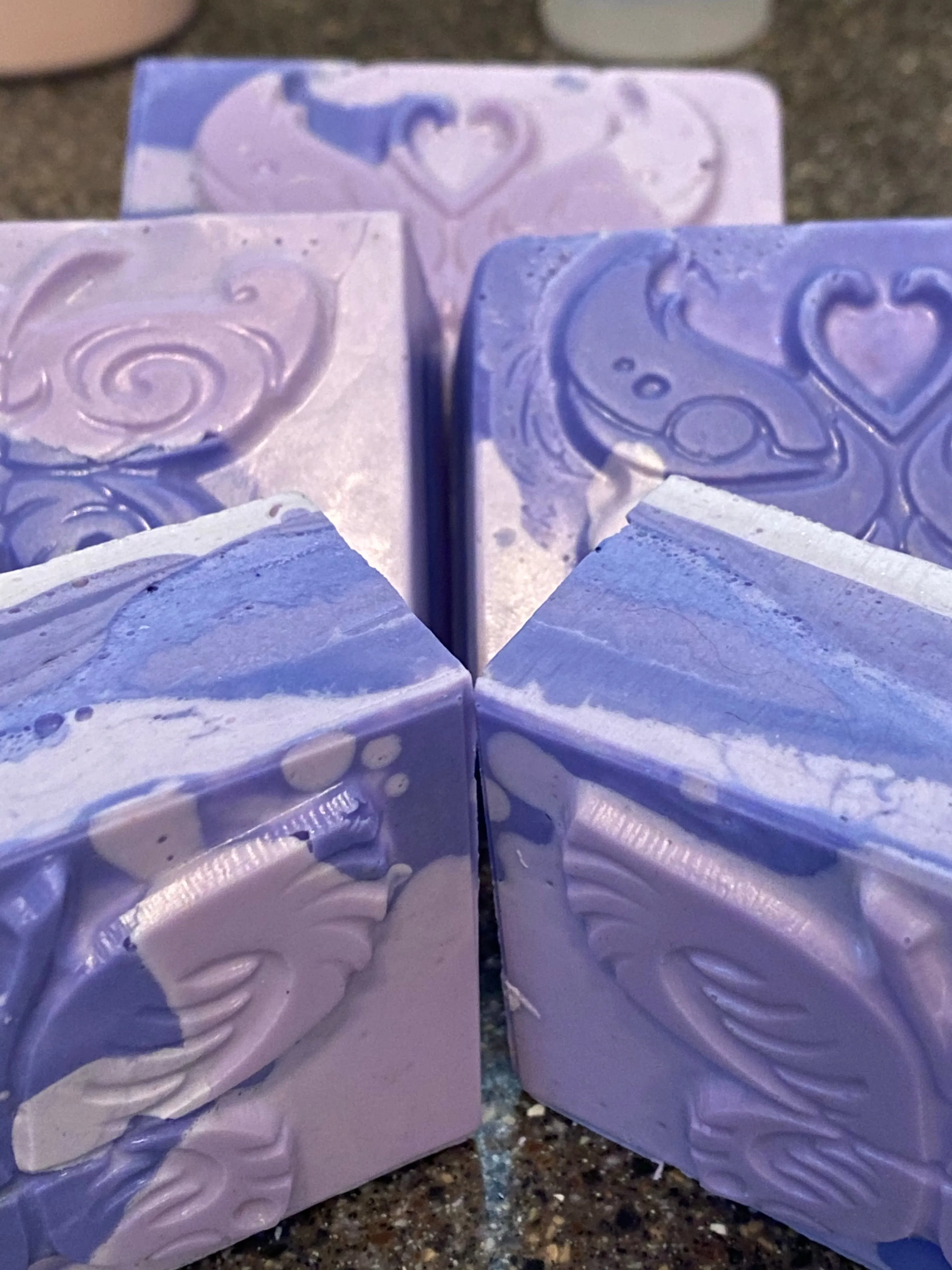 Pretty Purple Pumice Soaps