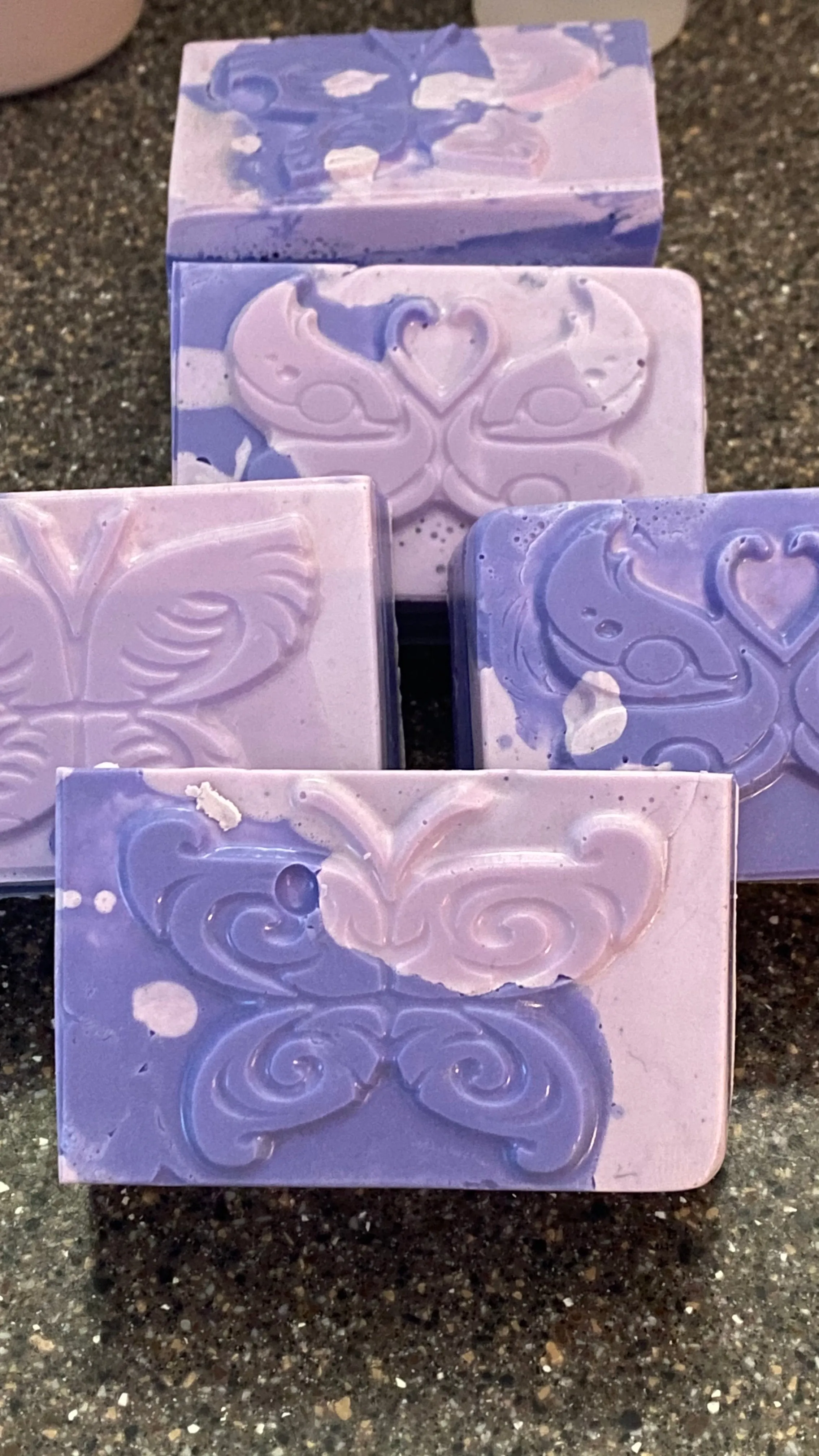 Pretty Purple Pumice Soaps