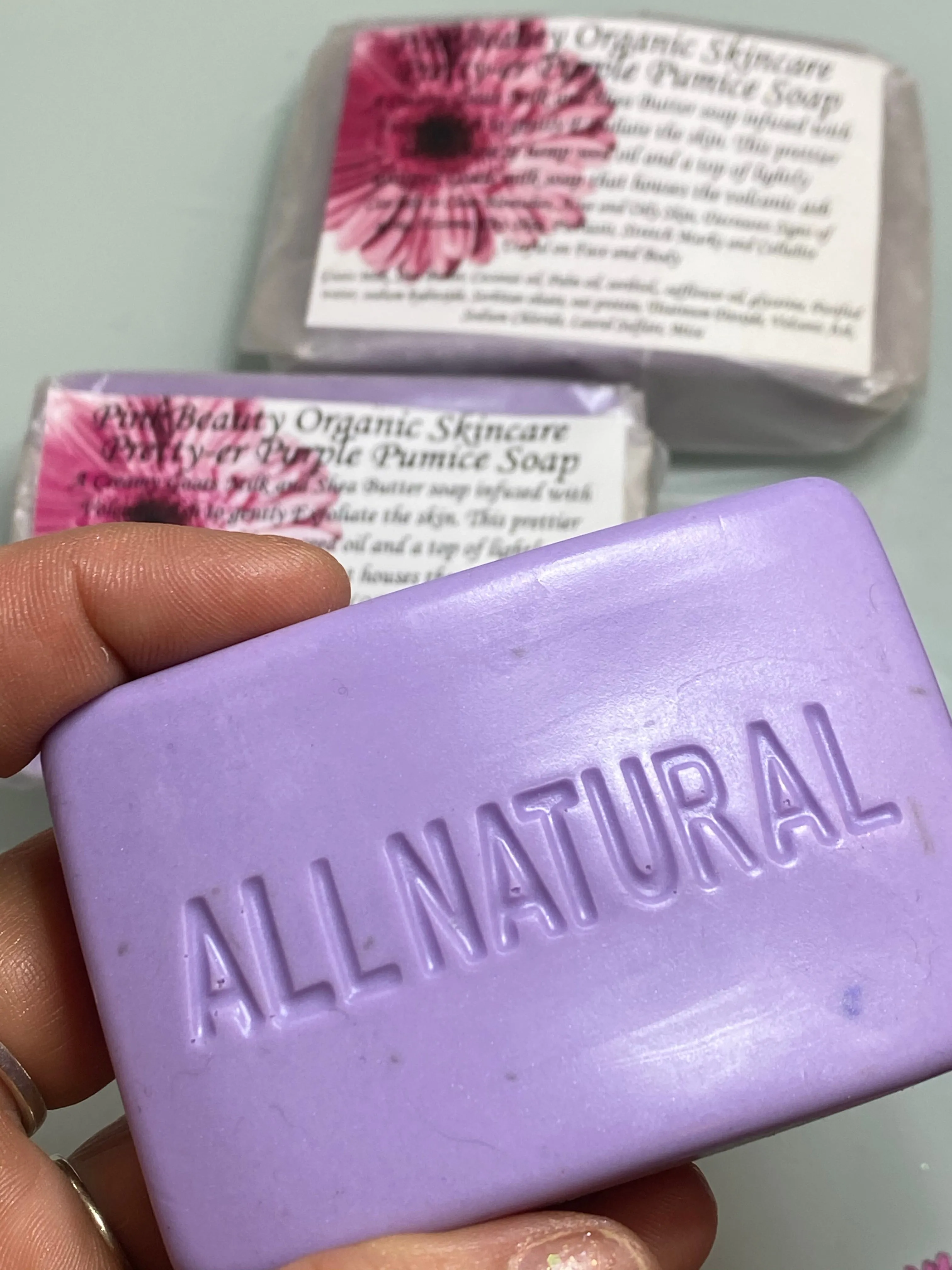 Pretty Purple Pumice Soaps