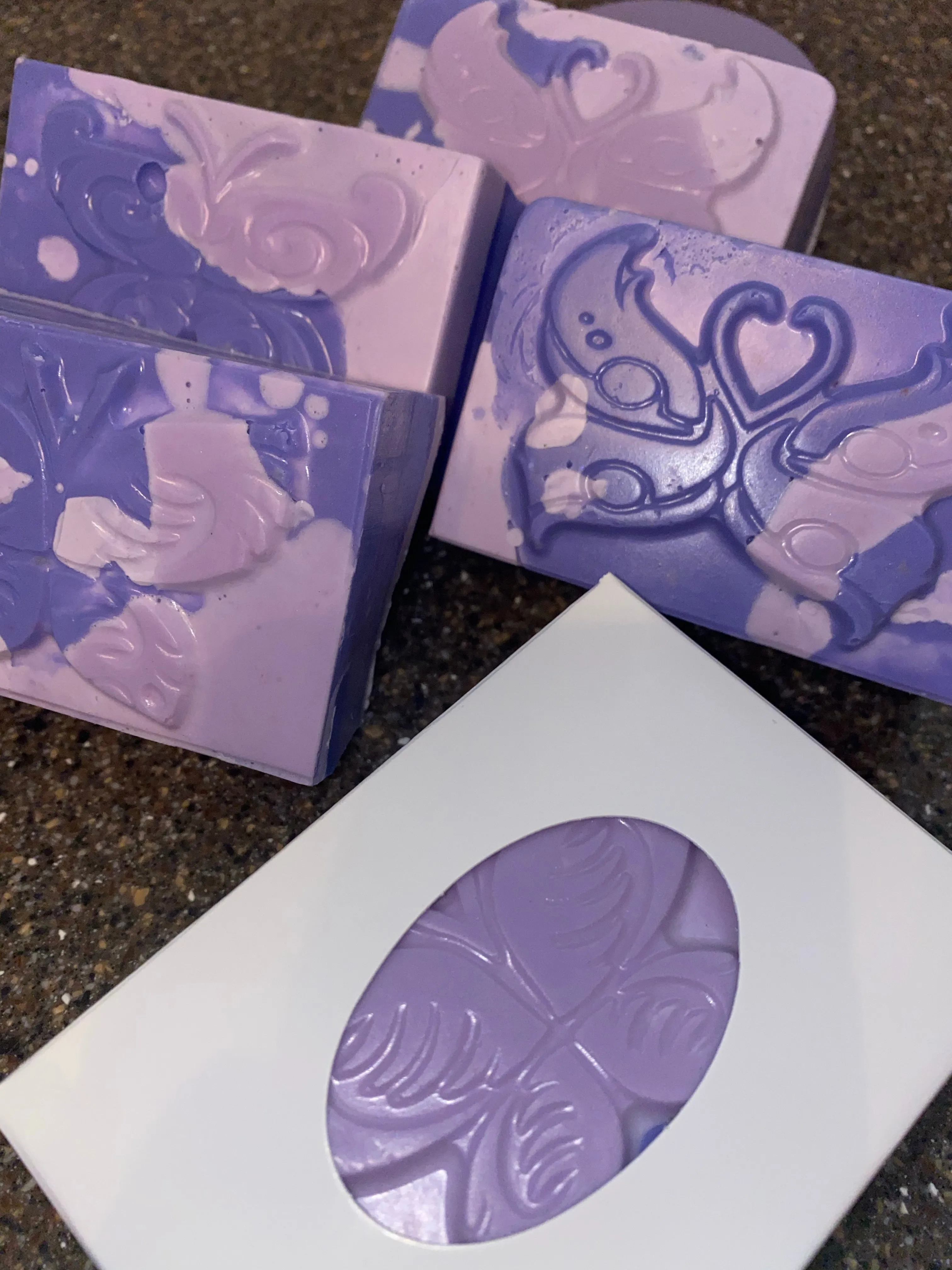 Pretty Purple Pumice Soaps